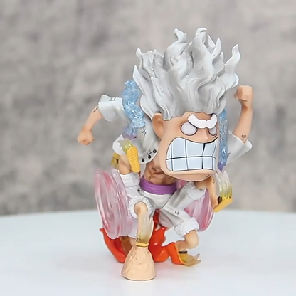 Anime One Piece Sun God Nika Luffy Gear 5 PVC Action Figure Model Toy Statue