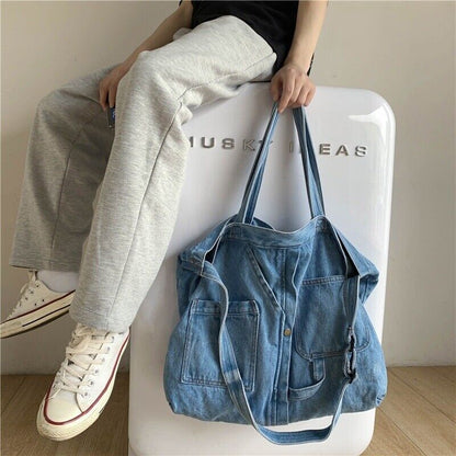 Denim Shoulder Hand Bag Woman Shoulder Bag Crossbody Jeans Bags Women Handbags