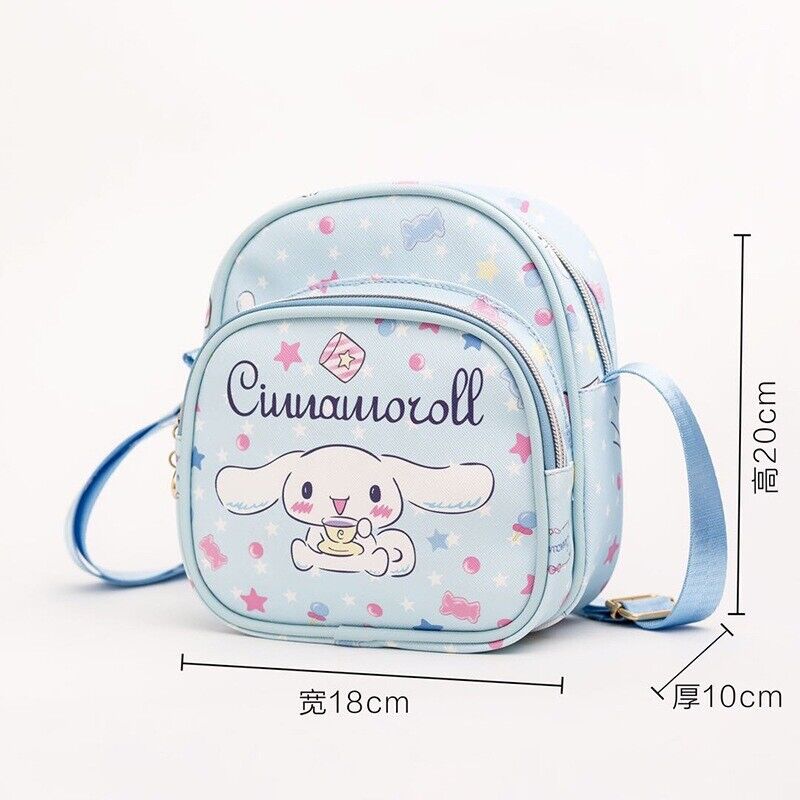 hellokitty kuromi PU fashion shoulder bag kids storage bag outdoor bag POUCH