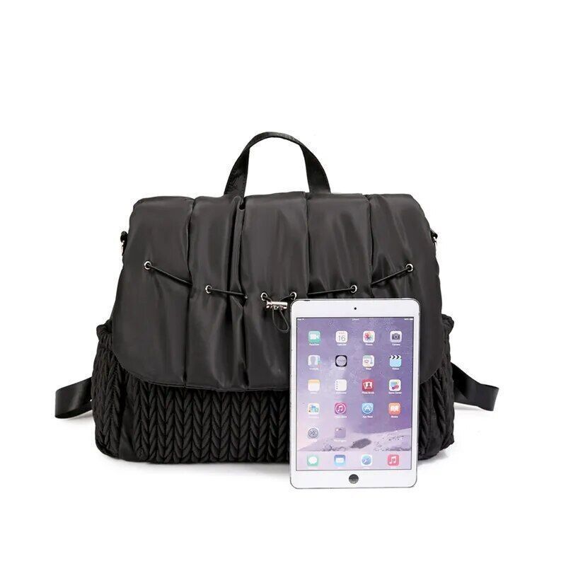 Nylon Cloth Multifunctional Mother Backpack Mother Double Baby Diaper Bag