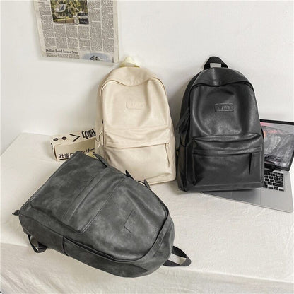 Women Man Backpack Leather Men's Backpacks Girl Back Pack Laptop Bag Travel Bag