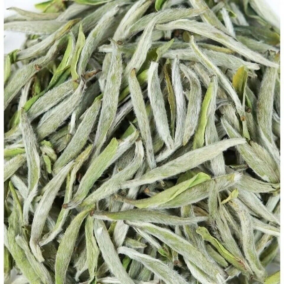 50g Organic Chinese Premium Silver Needle Tea Fuding Certified White Tea Bud Tea