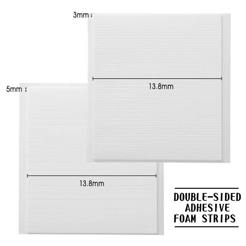 Scrapbookings Double-Sided Adhesives Foam Strips Tape DIY Card Making 3-6 Sheets