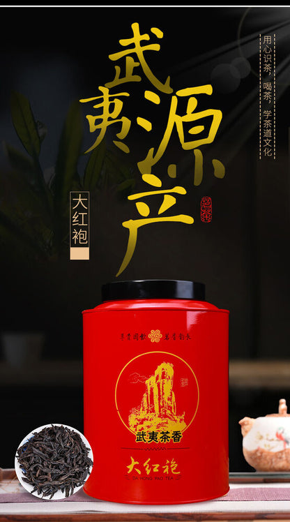 Wuyishan Da Hong Pao Dahongpao Chinese Fujian Oolong Tea Big Red Robe 500g Tin