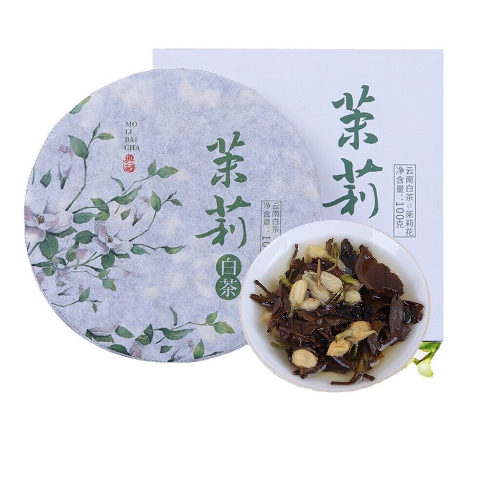 Goods Source Jasmine White Tea Cake Jasmine Tea Cake Small Cake 100g Flavor tea