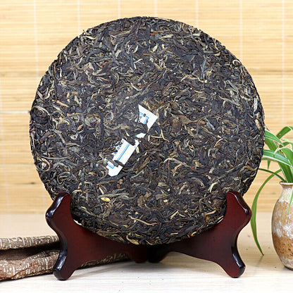 Milestone Green Cake * BAJIAOTING Pu'er Tea Bulang Mountain Puer Tea 357g