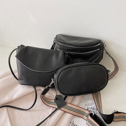 Genuine Leather Handbags One Shoulder Handbag Multi-Purpose Chest Bag