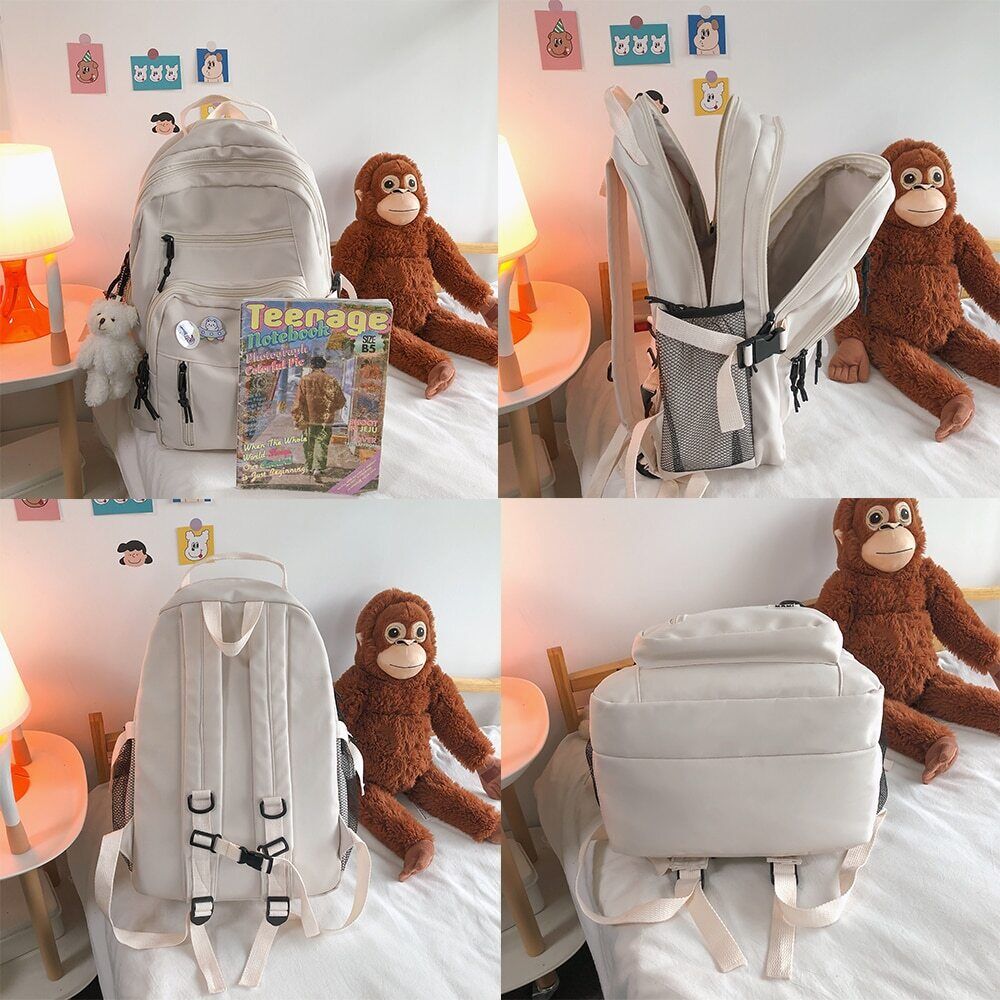 Student Backpack Girls School Bag Women Backpack Female Leisure Travel
