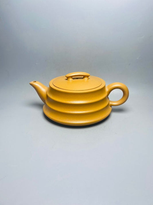 Chinese Yixing Zisha Clay Handmade Exquisite Teapot （步步高升 底款：王新红）