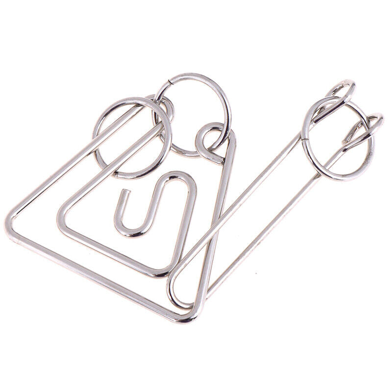 Classic Challenging Metal Wire Puzzle Brain Teaser Game for Adults Kids-ca