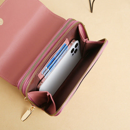 Crossbody Bags for Women Girl PU Leather Purses Handbags Letter Print Bag