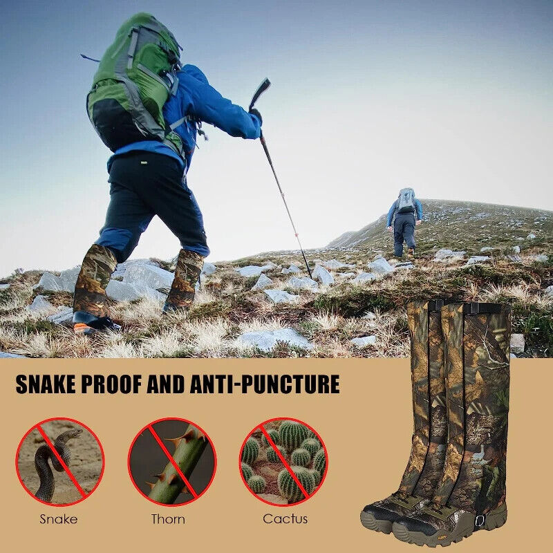 Hiking Leg Gaiter Oxford Fabric Waterproof Wear-Resistant Outdoor Hunting Warmer