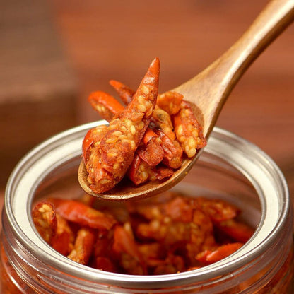 Spicy Chili Crisp for Ramen Toppings Salad Sesame Snacks Crispy 130g Xiang La Si