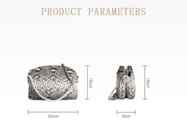 Shoulder Bag Crossbody Single Shoulder Purse Women Chain Bag Double Zipper Shell