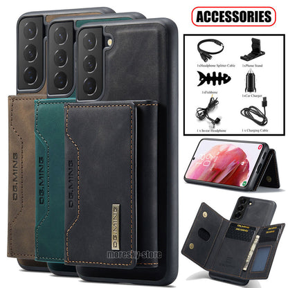 For Samsung Galaxy S22 + 5G Leather Case Cover Wallet Card Holder / Accessories