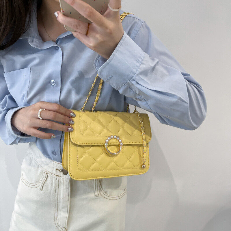 Casual Luxury Fashion Shoulder Bags PU Leather Flap Small Crossbody Bags Female