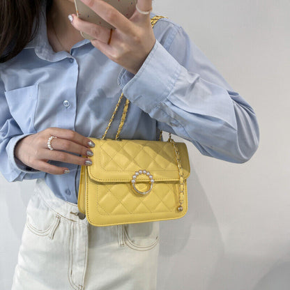 Casual Luxury Fashion Shoulder Bags PU Leather Flap Small Crossbody Bags Female