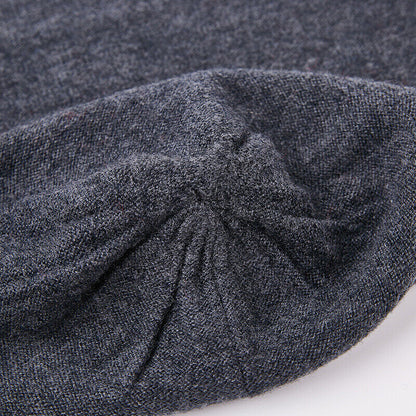 Men's Wool Cashmere Beanie Warm Soft Slouchy Beanies Wool Cap Hat