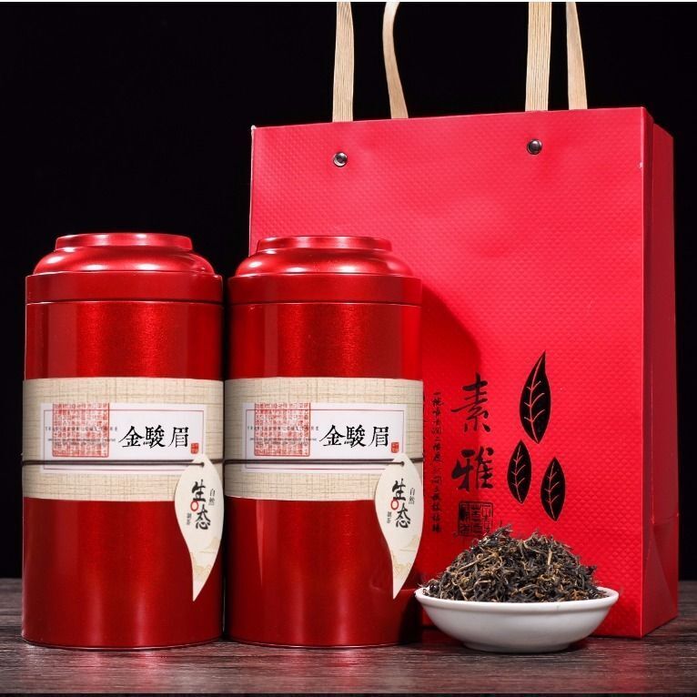 500g New Organic Jin Jun Mei Jinjunmei Golden Eyebrow Wuyi Black Tea