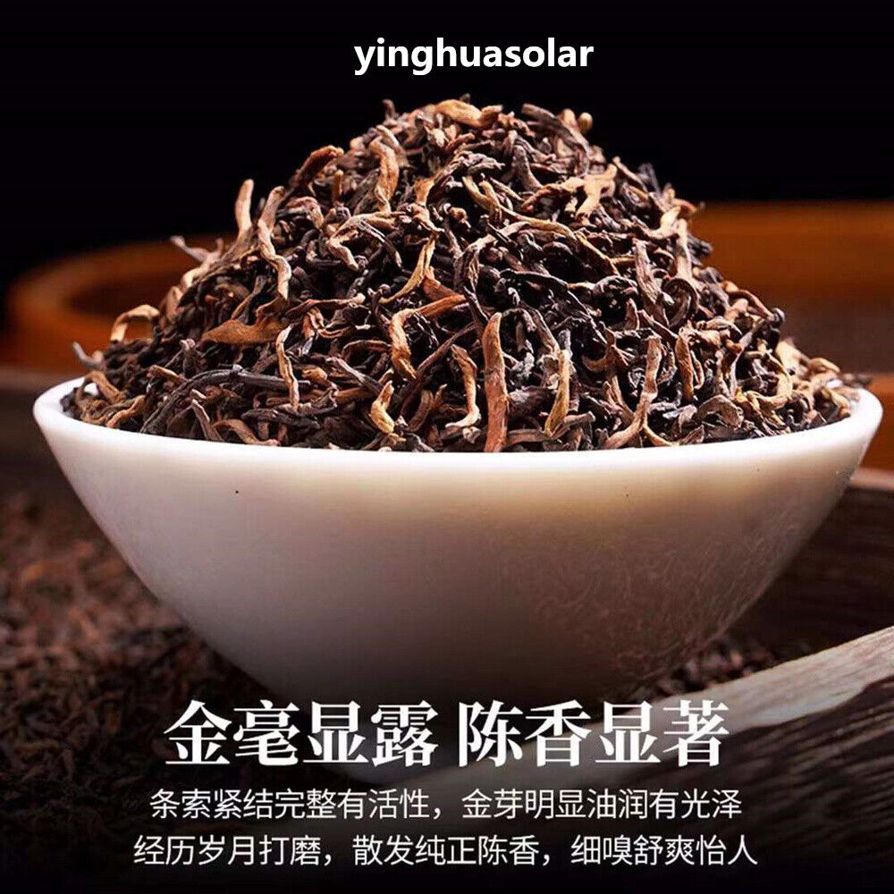 好茶不压饼 Pu-erh Tea Puer Tea Anti-aging Beauty 10 years 云南勐海西双版纳普洱熟茶正宗宫廷陈年茶叶浓香型普洱茶