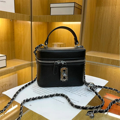 Flip Bag Mobile Phone Bag Women's Handbag PU Chain Shoulder Messenger Bag