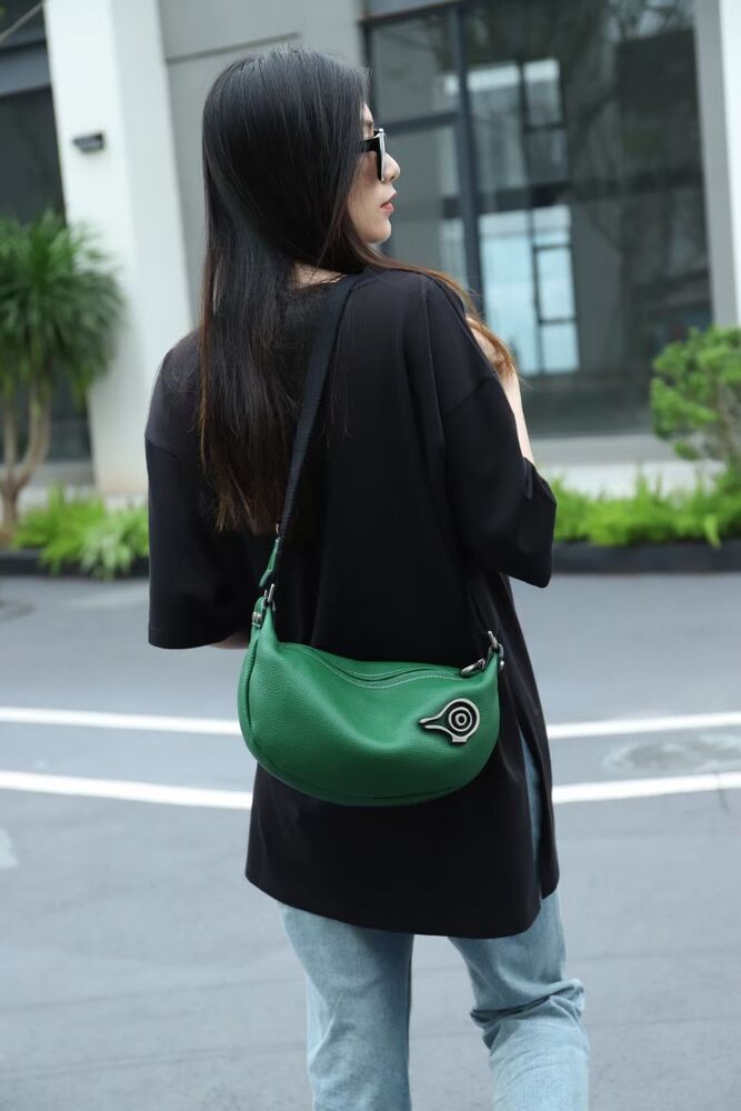 Soft Leather Bag Small Crossbody Handbags Vintage Shoulder Purse 29*16.5*6.5 CM