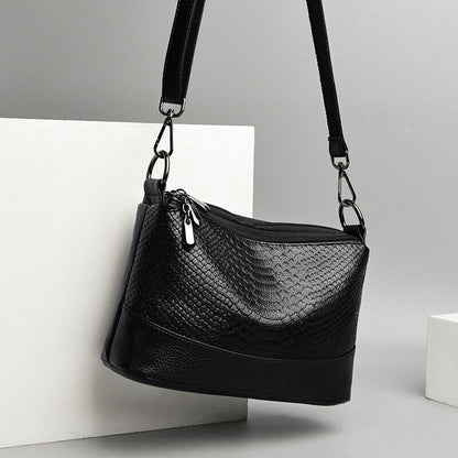 Mom Bag Shoulder Messenger Bag Multilayer Soft Leather Bag Satchel Wallet