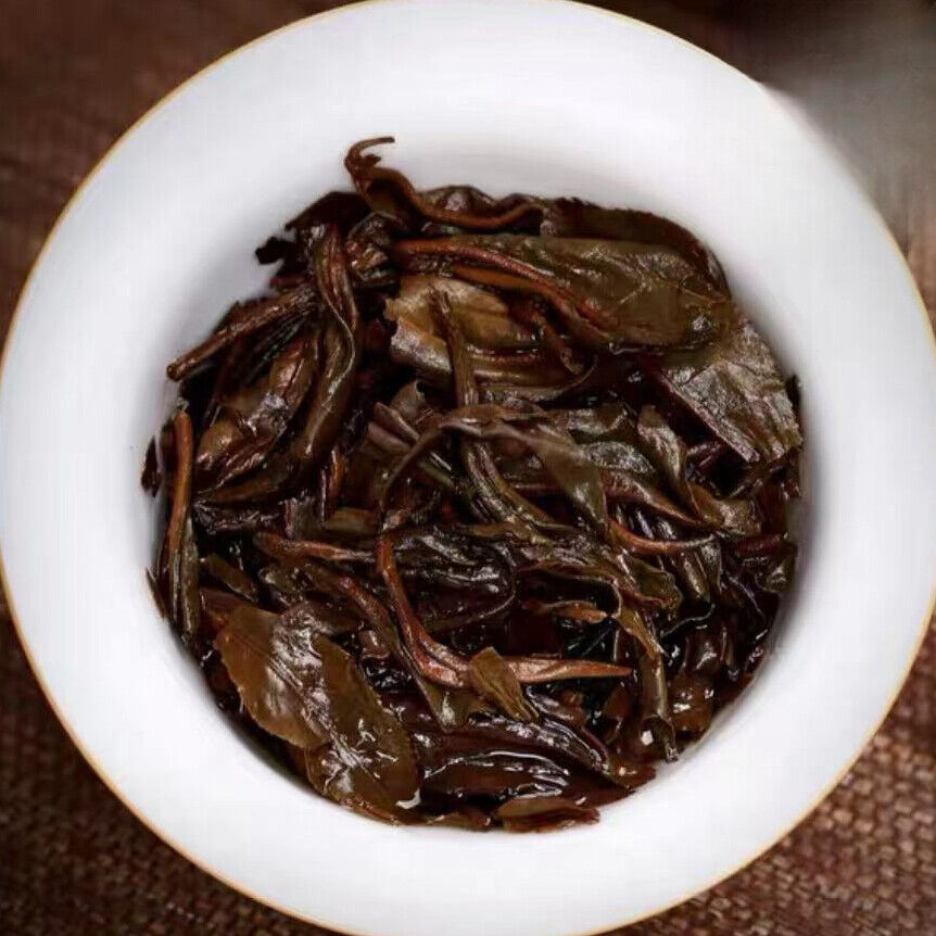 357g Yunnan Qizi Pu'er Cake Tea 2005 Menghai Bulang Pu-erh Raw Tea Puerh Raw Tea