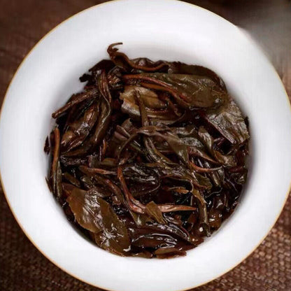 357g Yunnan Qizi Pu'er Cake Tea 2005 Menghai Bulang Pu-erh Raw Tea Puerh Raw Tea