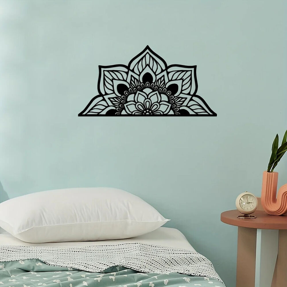 1pc Large Metal Mandala Wall Decor Unique Lotus Flower Wall Art wall hanging