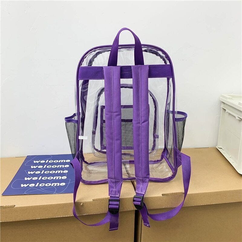 Transparent PVC Set Bag Backpack Unisex Backpack Backpack Couple Bagback
