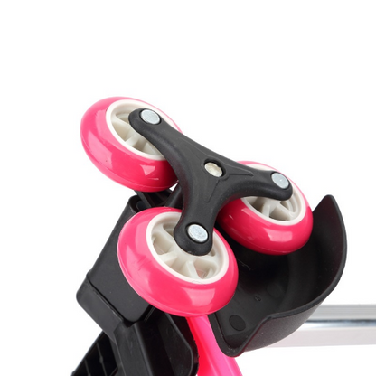 Children 2/6 Wheels Rod Bracket Roll Cart Kid Backpack School Bag Luggage bag
