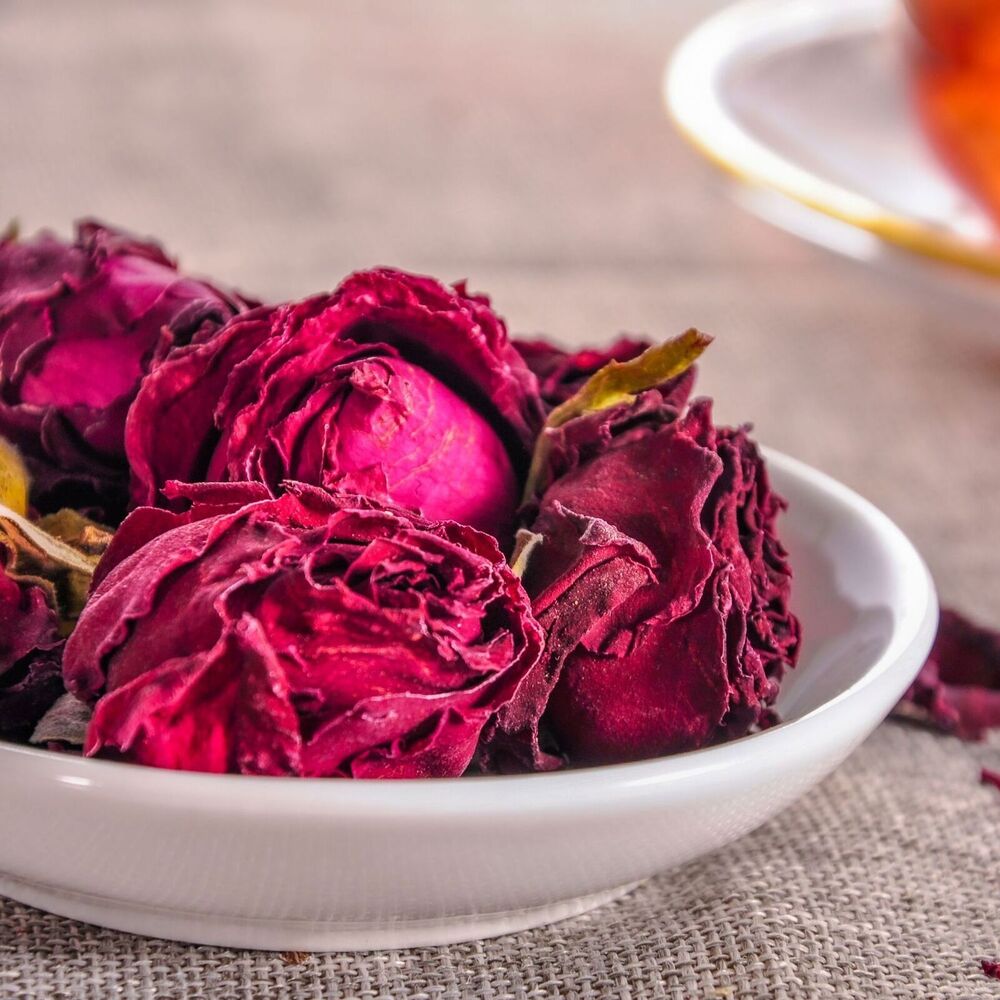 Ink Red Rose Tea Wellness Corolla Dried Flower Tea 塞上烟雨墨红玫瑰花茶养生茶