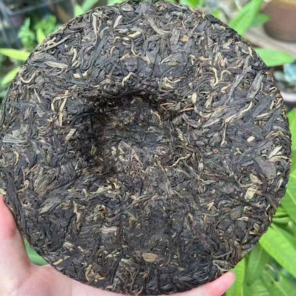 357g Yunnan Sheng Pu'er Tea 2015 Gedebaohao(Bingdao NO.6) Pu-erh Raw Tea Cake