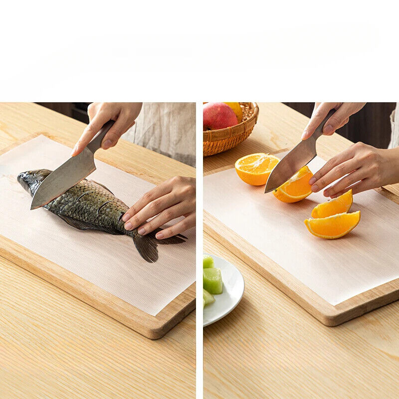 Disposable Cutting Board Mat Plastic BPA Free Non-Slip Chopping Block Pad Sheets
