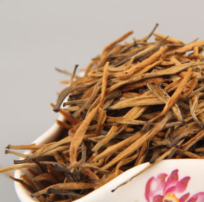 Golden Needle Dian Hong Tea Refined Big Leaf Tea Top Yunnan Single Bud Black Tea