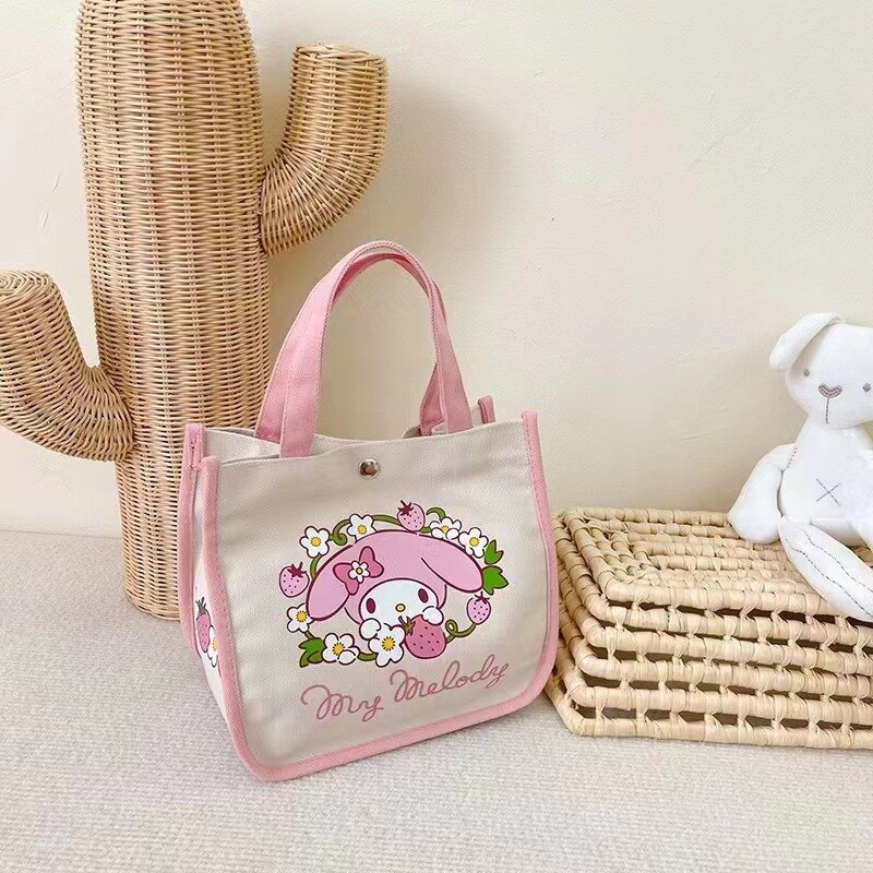 Sanrio Hello Kitty My Melody Back pack Hand Bag Lunch Bag Large Capacity Storage
