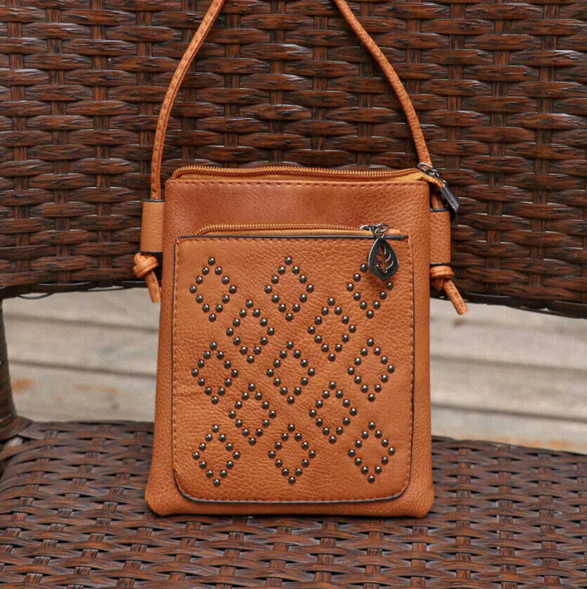 CELELA Women Ladies Studded Crossbody Shoulder Bag Purse Wallet USA
