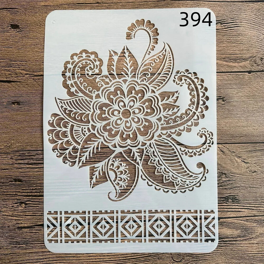 Wall Painting Stencils A4 Plastic Stamp Scrapbook Album Embossing Craft Template