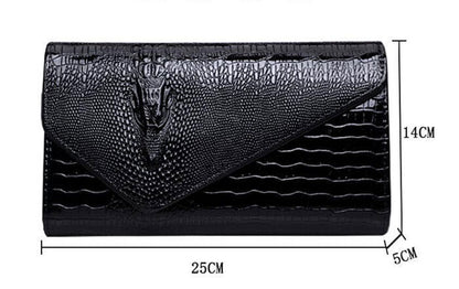 women Chain bag handbag cluth faux Leather Evening Shoulder Bag