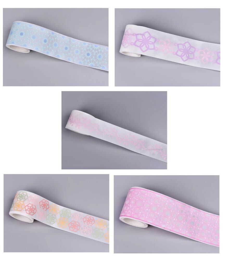 Ceramic Decals 3 Meter Pottery Painting Textured Paper Hollow Stickers Auxiliary