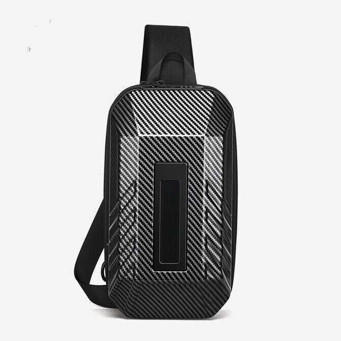 OZUKO Men's Sling Backpack, Hard Shell Crossbody Bag Outdoor Sports Shoulcer Bag