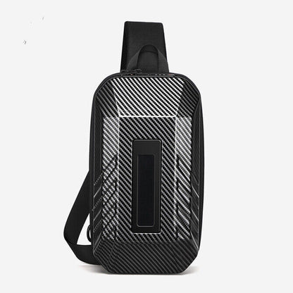 OZUKO Men's Sling Backpack, Hard Shell Crossbody Bag Outdoor Sports Shoulcer Bag