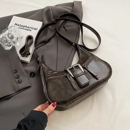 Women's Classic Vintage Handbag Leather Shoulder Bag Crossbody Bag Retro Gift