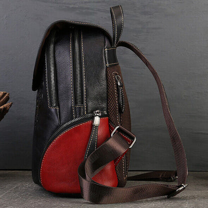 Luxury Women Bag, New Desinger Top Cow Leather Embossed Backpack, Retro Rucksack