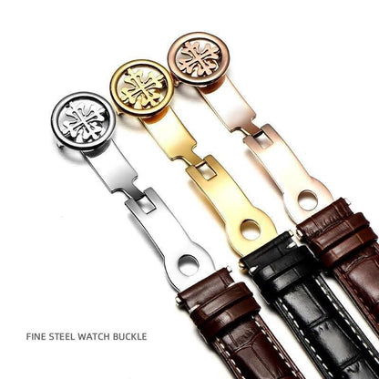 19mm-22mm Leather Watchband Strap For Patek Philippe Grenade 5167Ax Watch Band