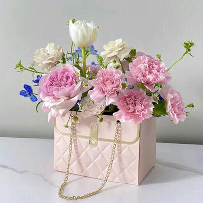 Portable Flower Box Rose Packaging Box Wrapping Paper Bag Gift Box Party Gifts