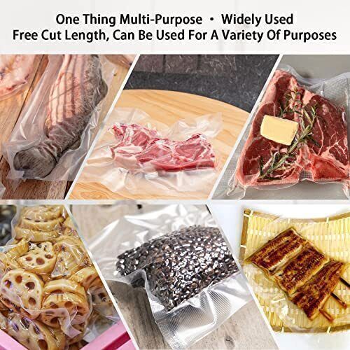 Vacuum Sealer Bags 8x20' Rolls 2 pack for Food Saver Seal a Meal Weston BPA Free
