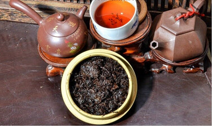 250g Premium Old Chinese Puer Tea Pu'er Tea Brick Pu er Tea Organic Black Tea