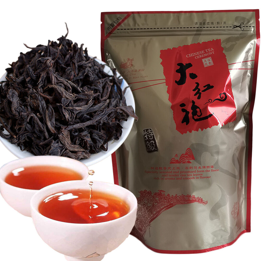 250g Da Hong Pao Tea Large Red Dress Oolong Tea Health Black Loose Leaf-
